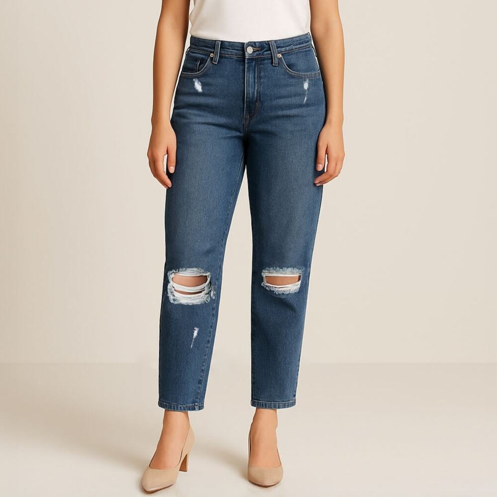 NWT INC Distressed High Rise Jeans Sz 6